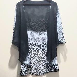 Black and White Cardigan